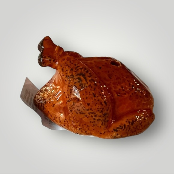 Turkey Pan Salt & Pepper Shakers Roaster Christmas Vacation Collectible NEW - Picture 10 of 16